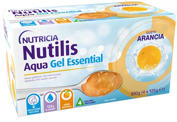 NUTILIS AQUA GEL ARANCIA 4 PEZZI DA 125 G - dottorbianchi.it