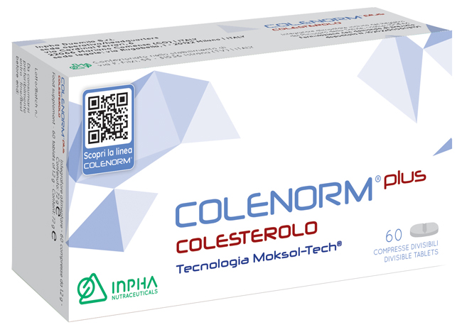 COLENORM PLUS COLESTEROLO 60 COMPRESSE DIVISIBILI - dottorbianchi.it