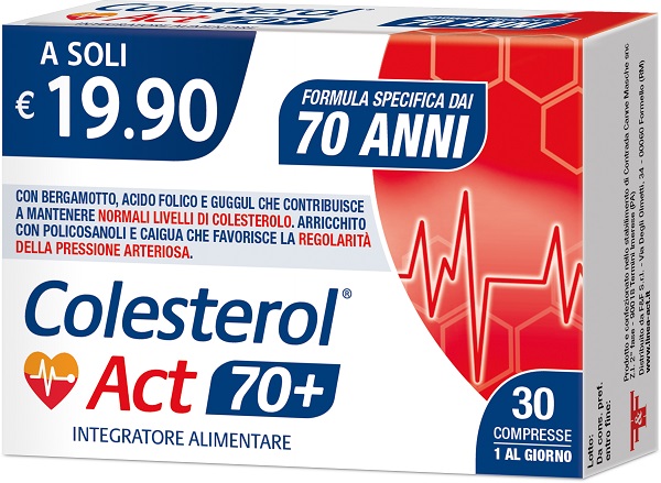 COLESTEROL ACT 70+ 30 COMPRESSE - dottorbianchi.it