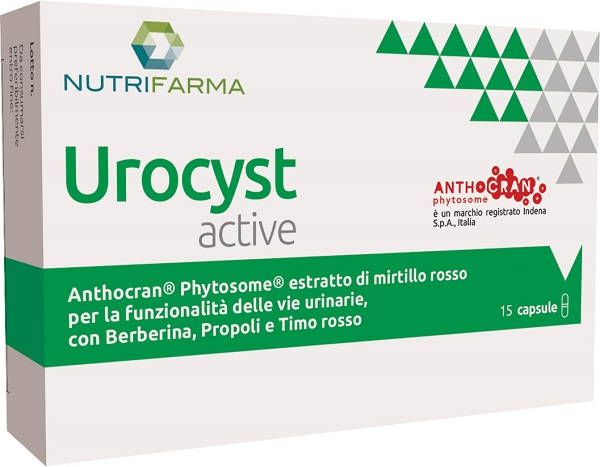 NUTRIFARMA UROCYST ACTIVE 15 CAPSULE - dottorbianchi.it