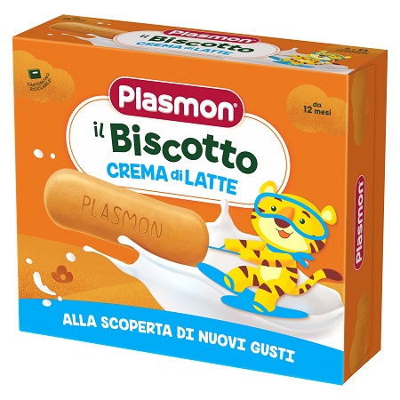 PLASMON BISCOTTO CREMA LATTE 8 PEZZI DA 40G - dottorbianchi.it