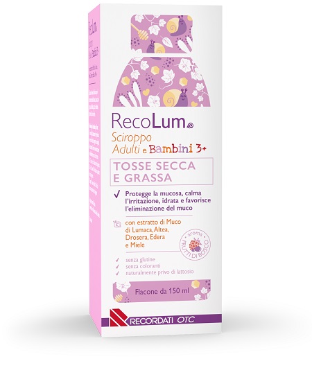 RECOLUM SCIROPPO TOSSE ADULTI-BAMBINI 150 ML - dottorbianchi.it