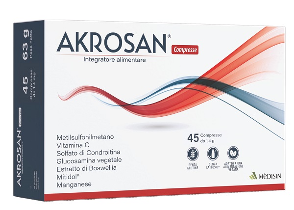 AKROSAN 45 COMPRESSE - dottorbianchi.it