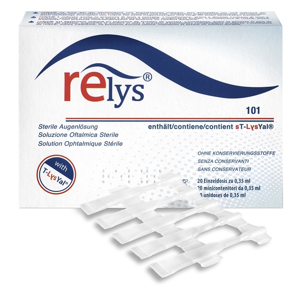 RELYS MONODOSE SOLUZIONE OFTALMICA 20 MINICONTENITORI DA 0,35 ML SENZA CONSERVANTI - dottorbianchi.it