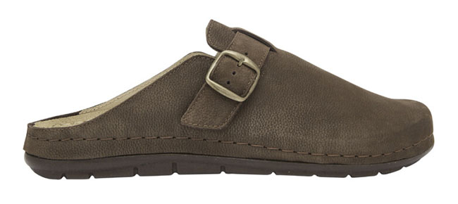 INVERNESS MAN NUBUCK CIABATTA MAN BROWN 42 - dottorbianchi.it