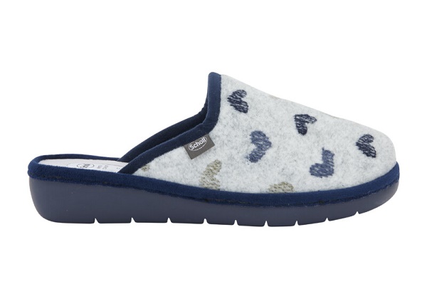 LAUREN EMBROIDERED FELT CIABATTA WOMAN LIGHT GREY/MULTI 39 - dottorbianchi.it