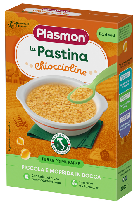 PLASMON PASTA CHIOCCIOLINE 300 G - dottorbianchi.it