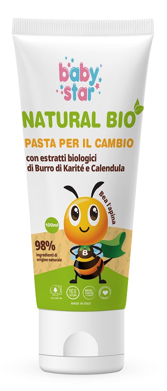 BABYSTAR PASTA CAMBIO PROTETTIVA NATURAL BIO 100 ML - dottorbianchi.it