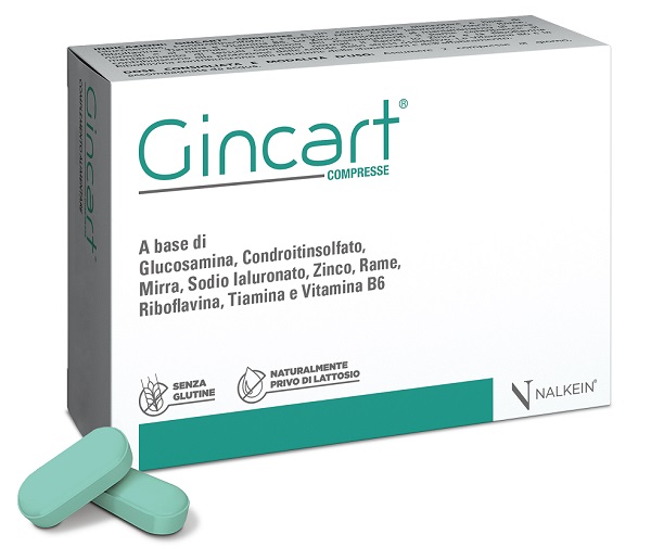 GINCART 30 COMPRESSE RIVESTITE DA 1,25 G SENZA GLUTINE NATURALMENTE PRIVO DI LATTOSIO - dottorbianchi.it