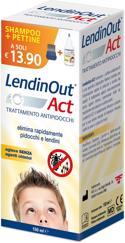 LENDINOUT ACT ANTIPIDOCCHI 150 ML - dottorbianchi.it