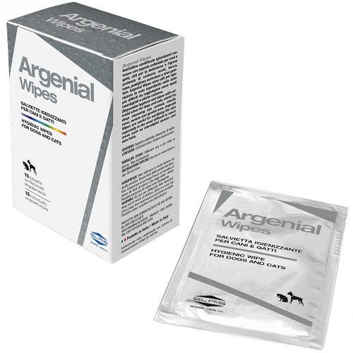 ARGENIAL WIPES SALVIETTE IGIENIZZANTI CANI E GATTI 15 PEZZI - dottorbianchi.it