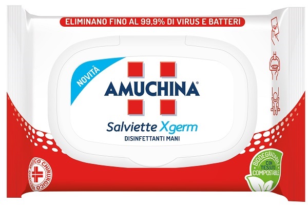 AMUCHINA XGERM SALVIETTINE MANI 20 PEZZI - dottorbianchi.it