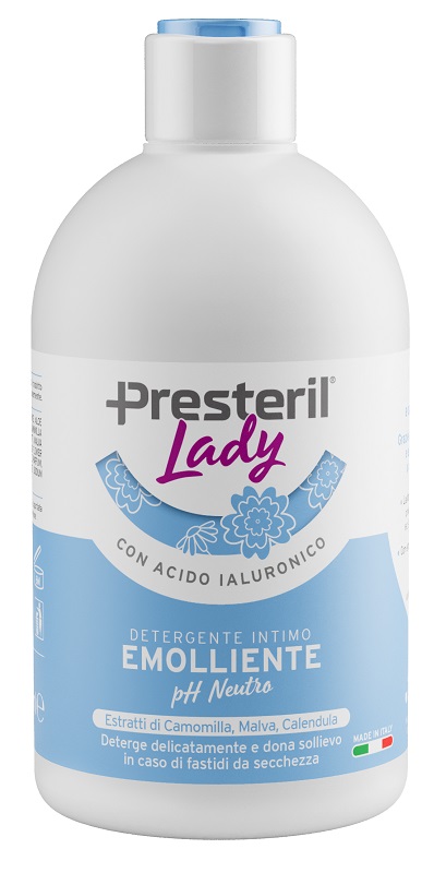 LADY PRESTERIL DETERGENTE INTIMO EMOLLIENTE/PH NEUTRO 250 M L - dottorbianchi.it