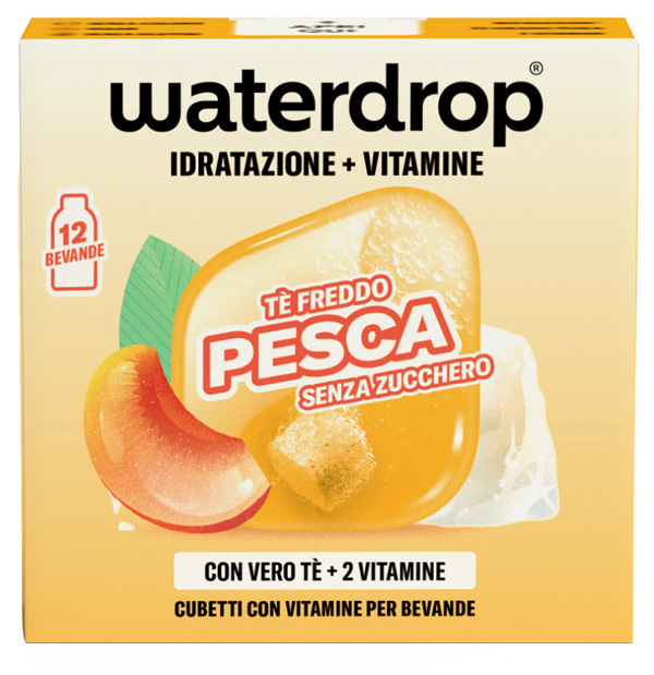 WATERDROP ICE TEA PESCA 12 CUBETTI - dottorbianchi.it