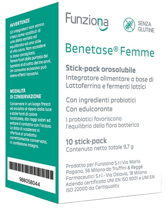 BENETASE FEMME 10 STICK PACK - dottorbianchi.it