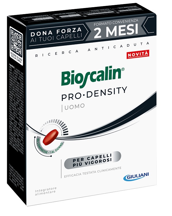 BIOSCALIN PRO DENSITY UOMO 60 COMPRESSE - dottorbianchi.it