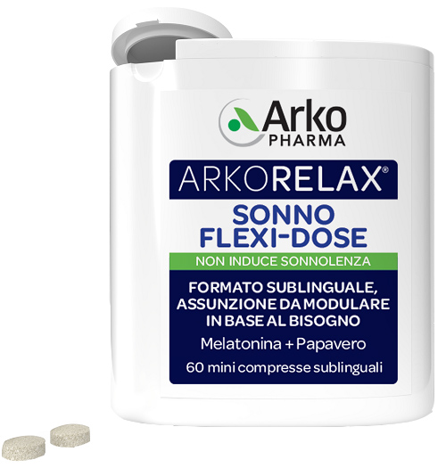 ARKORELAX SONNO FLEXI DOSE 60 MINI COMPRESSE - dottorbianchi.it