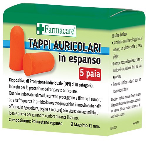 TAPPI AURICOLARI ESPANSO 5 PAIA - dottorbianchi.it
