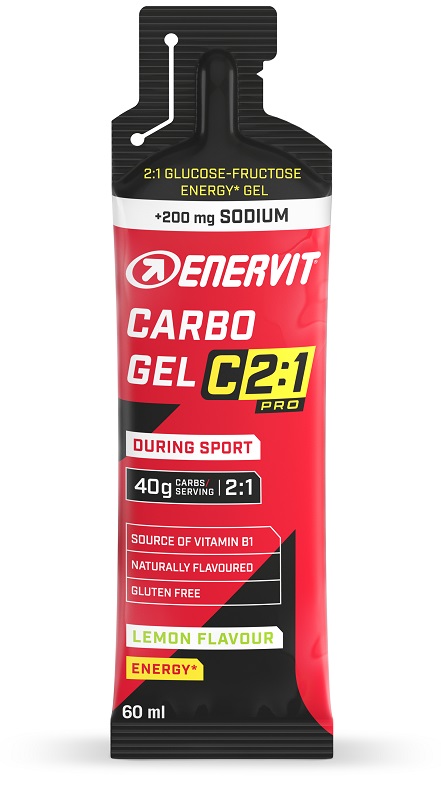 ENERVIT C2 1 PRO CARBO GEL LEMON CON SODIO 60 ML - dottorbianchi.it