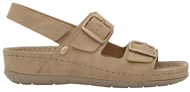 ABERDEEN SANDAL SYNTHETIC W BEIGE 39 - dottorbianchi.it