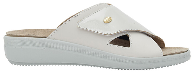 ANTONIA CROSS PATENT LEATHER+LEATHER W IVORY 38 - dottorbianchi.it