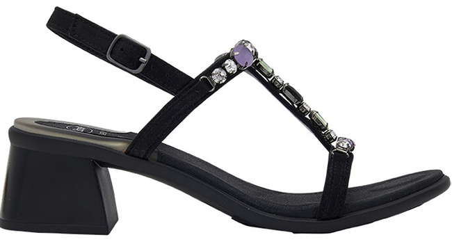 ARISTAS MICROFIBRE+STONES W BLACK 39 - dottorbianchi.it
