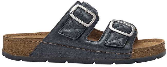 BORA 2 STRAPS LAMINATED SYNTHETIC W BLACK 37 - dottorbianchi.it