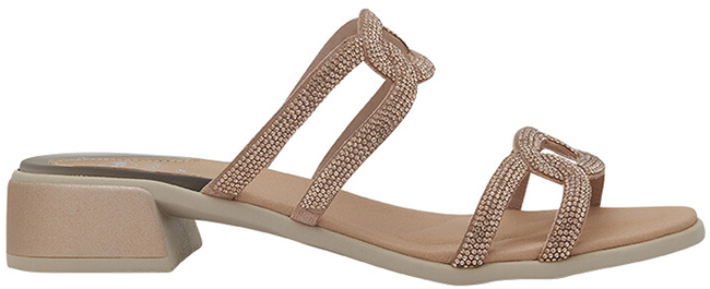 LIPARI MICROFIBRE+STRASS W ROSE GOLD 37 - dottorbianchi.it