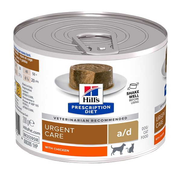 PRESCRIPTION DIET CANINE A/D URGENT CARE 200 G - dottorbianchi.it