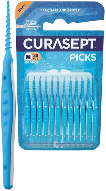 CURASEPT PICKS MEDIUM 36 PEZZI - dottorbianchi.it
