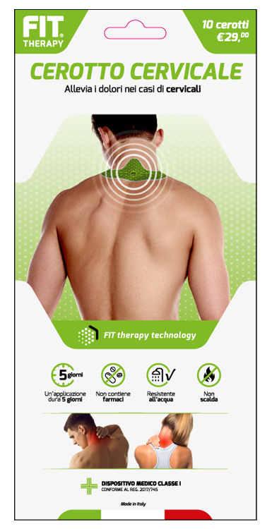 FIT THERAPY CEROTTO CERVICALE 10 PEZZI - dottorbianchi.it