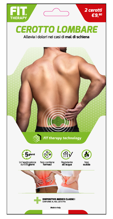 FIT THERAPY CEROTTO LOMBARE 2 PEZZI - dottorbianchi.it