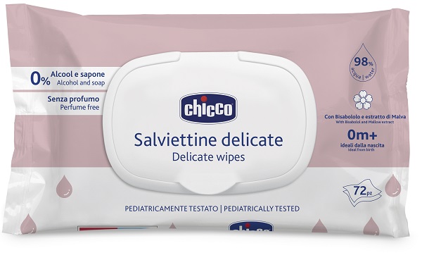 CHICCO SALVIETTE DELICATE 72 PEZZI PLAQUE - dottorbianchi.it