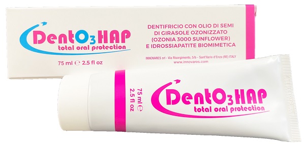 DENTO3 HAP DENTIFRICIO OZONO E IDROSSIAPATITE 75 ML - dottorbianchi.it