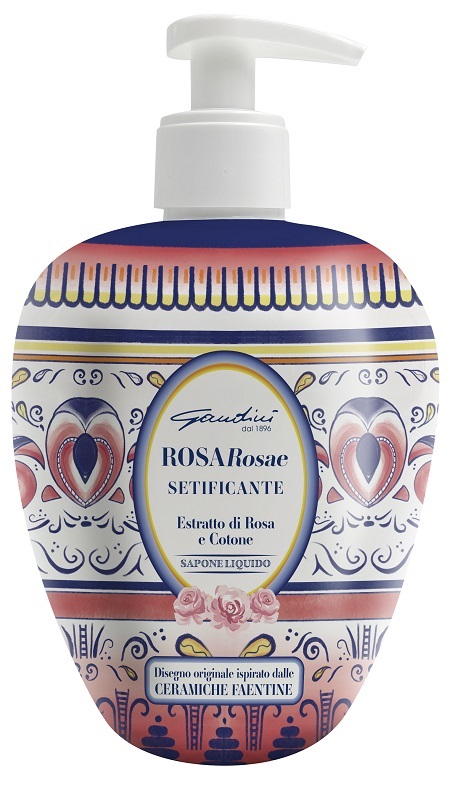 GANDINI SAPONE LIQUIDO FAENZA ROSA 500 ML - dottorbianchi.it