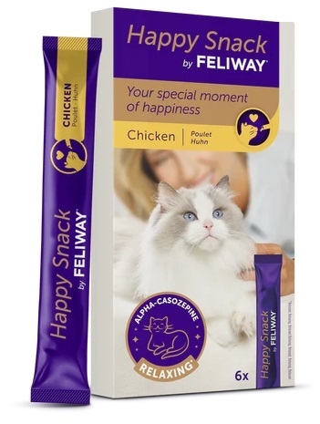 FELIWAY HAPPY SNACK POLLO 6 STICKS - dottorbianchi.it