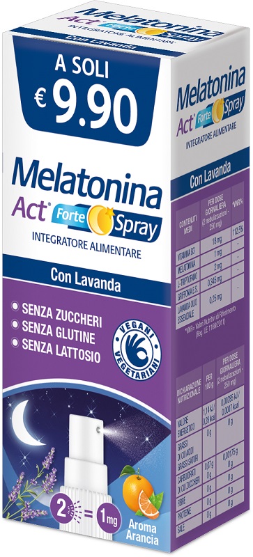 MELATONINA ACT FORTE SPRAY 15 ML - dottorbianchi.it