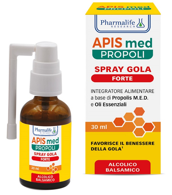 APIS MED PROPOLI SPRAY GOLA FORTE 30 ML - dottorbianchi.it
