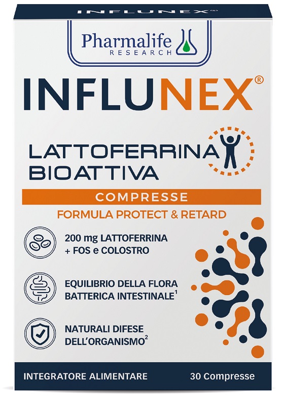 INFLUNEX LATTOFERRINA BIOATTIVA 30 COMPRESSE - dottorbianchi.it