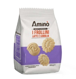 AMINO' I FROLLINI LATTE E VANIGLIA 200 G - dottorbianchi.it