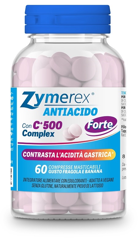 ZYMEREX ANTIACIDO FORTE 60 COMPRESSE MASTICABILI - dottorbianchi.it