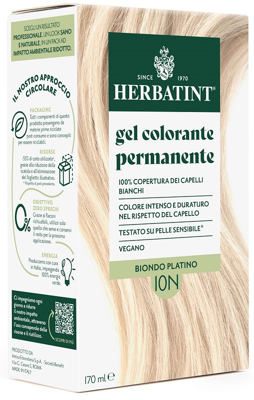 HERBATINT 10N BIONDO PLATINO 170 ML - dottorbianchi.it