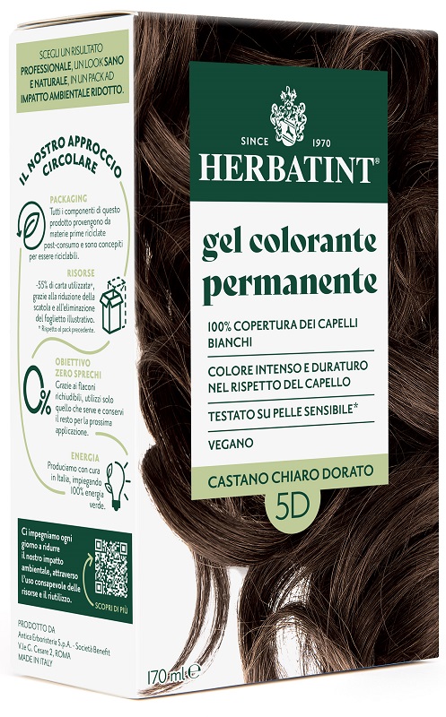 HERBATINT 5D CASTANO CHIARO DORATO 170 ML - dottorbianchi.it