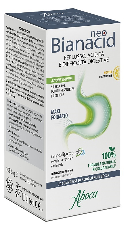 NEOBIANACID 70 COMPRESSE GUSTO LIMONE - dottorbianchi.it