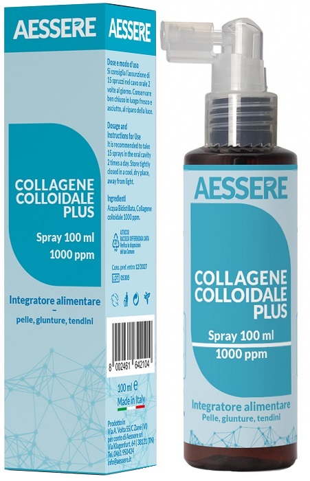 COLLAGENE COLLOIDALE PLUS 1000PPM 100 ML - dottorbianchi.it