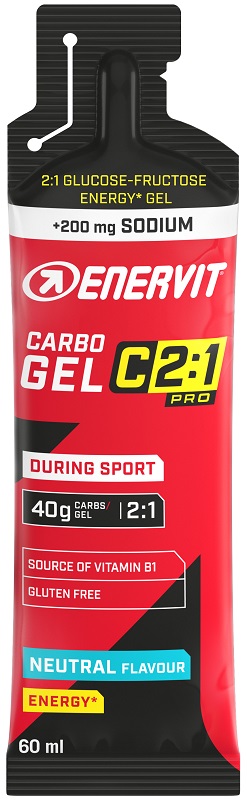 ENERVIT C2:1 PRO CARBO GEL SODIO NEUTRAL 60 ML GLUTEN FREE - dottorbianchi.it
