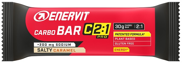 ENERVIT C2:1 PRO CARBO SODIO SALTY CARAMEL 45 G GLUTEN FREE - dottorbianchi.it