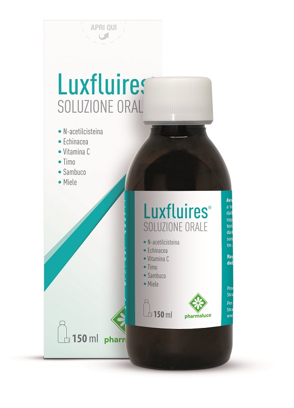LUXFLUIRES SOLUZIONE ORALE 150 ML SENZA GLUTINE NATURALMENTE PRIVO DI LATTOSIO - dottorbianchi.it