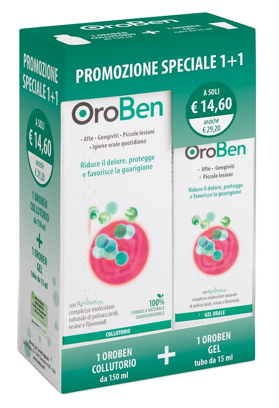 OROBEN COLLUTORIO + GEL CONFEZIONE SPECIALE 1+1 - dottorbianchi.it