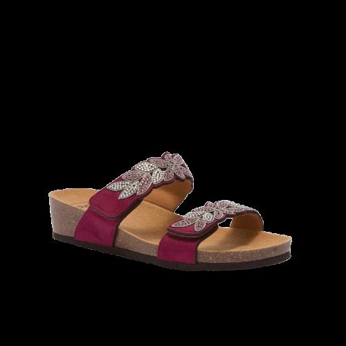 OTRANTO 2 STRAPS SYNMIC W BORDEAUX 37 - dottorbianchi.it